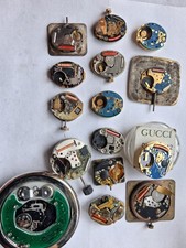 Lot of Quartz movements Omega Gucci Baume Mercier Juvenia Tissot Geneve Pulsar &