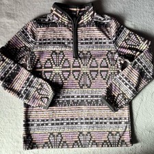 Oshkosh B  gosh Girls Half Zip Fleece Pullover Cozy Sweater Size 8