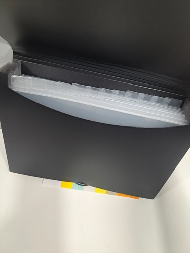 AmazonBasics PBH-2557 Expanding File Letter Size - Black - Picture 4 of 5