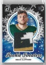 Sean Clifford 2023 Donruss Rookie Holiday Sweaters