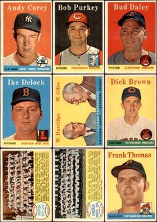 1958 Topps Baseball Partial Set (250) Good to VGEX GMCARDS