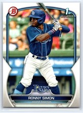 2023 Bowman Prospects #BP-112 Ronny Simon - Tampa Bay Rays