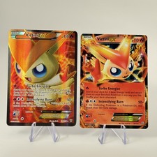 Pokémon Card, Victini Ex Full Art Holo, Plasma Storm, 131/135