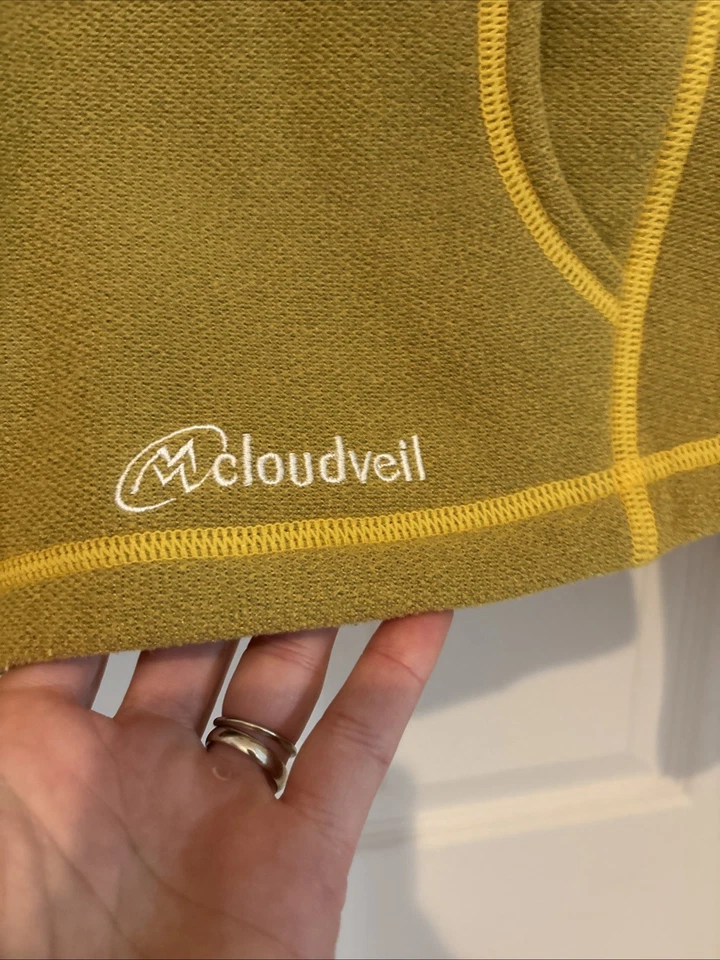 Cloudveil Jackson отверстие желтое золото мягкая оболочка полный молнии флисовая куртка размер S - Изображение 2 из 4