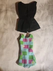 vintage 60s barbie short outfit and swimsuit