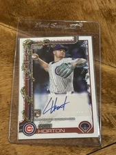 2025 Topps Holiday Cade Horton #PA-CH Auto /200 Chicago Cubs RC Rookie MINT