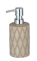 Wenko Seifen Spender Tupian Beige Keramik 300 Ml Lotion FlüSsigseife Bad KüChen