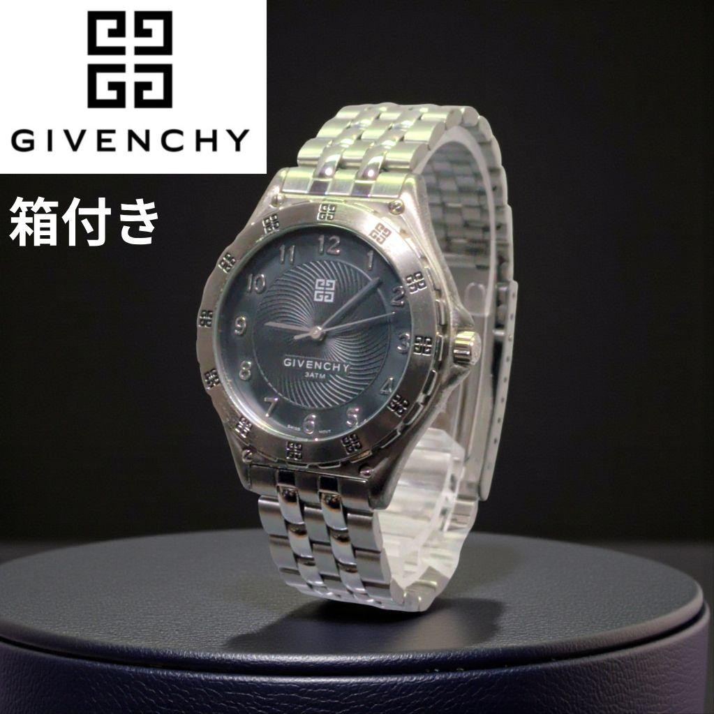 Popular model! Givenchy LIFE Men's Watch Silver with Box thumbnail 2