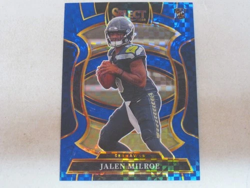 2025 Panini Select Concourse Level Blue Prizm #14 Jalen Milroe 166/249 Rookie RC