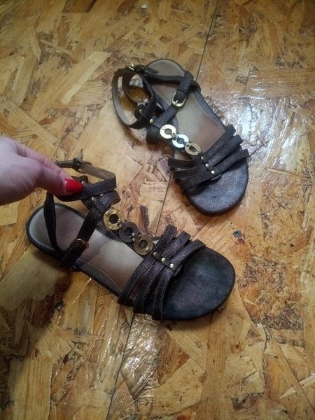Women UGG Sandals Gold 38