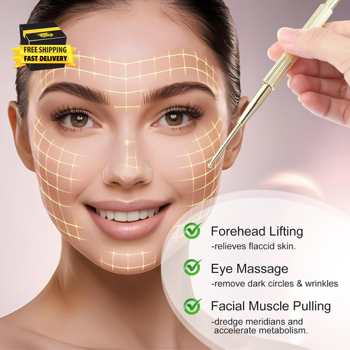 2Pcs Acupressure Pen Trigger Point Massage Tool, Acupuncture Fascia Face Finger - Picture 3 of 7