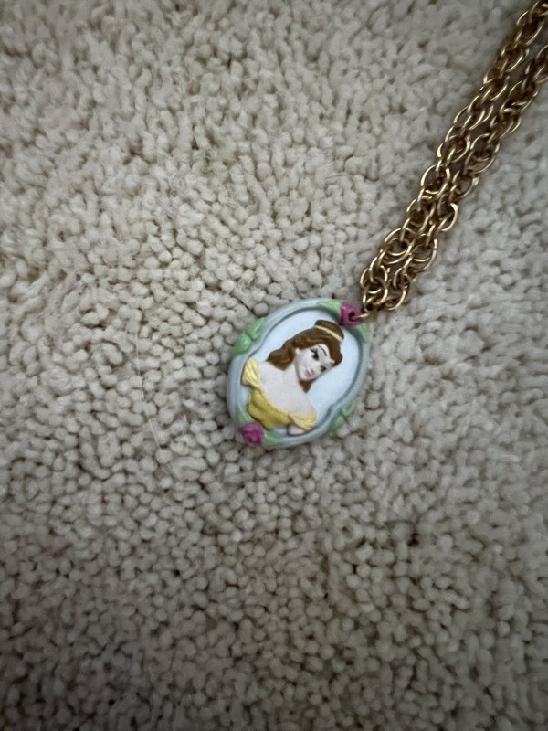 Disney Princess Vintage BELLE necklace (from The 1990’s) 