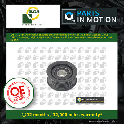 Aux Belt Idler Pulley fits SSANGYONG Guide Deflection BGA 6612003170 6652003070