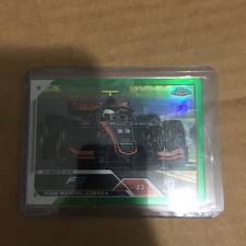 2023 Topps Chrome Formula 1 F2 Cars Green Refractor /99 Juan Manuel Correa 
