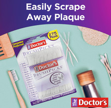 The Doctor's BrushPicks Interdental, Toothpicks, 275 Count 2-in-1 Bristle  Pick