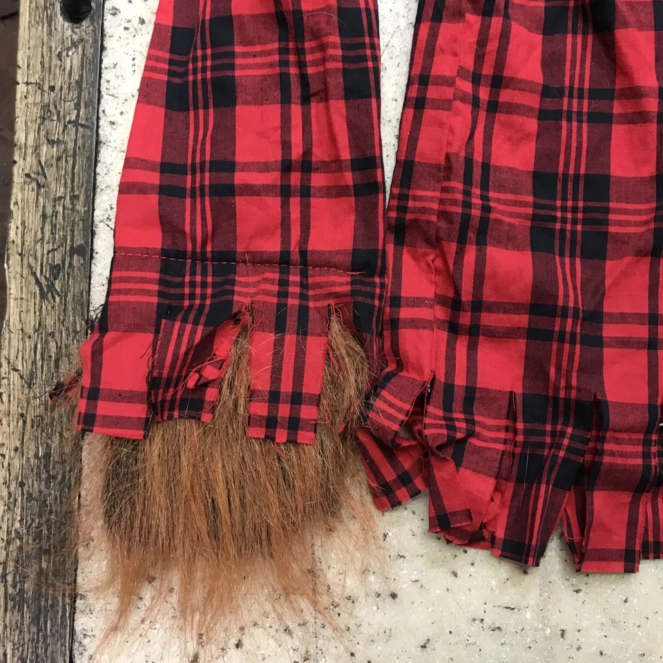 Target Werewolf Halloween Costume Shirt Only - Size Youth Large - Faux Fur Chest - Image 3 of 4