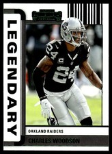 Charles Woodson Green #LGD-CWO 2022 Panini Contenders Legendary Oakland Raiders