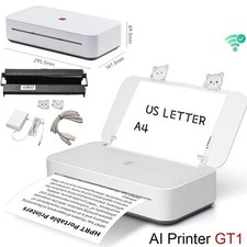 HPRT Thermal Printer A4 Portable Printer Wireless for Travel Phone USB Inkless