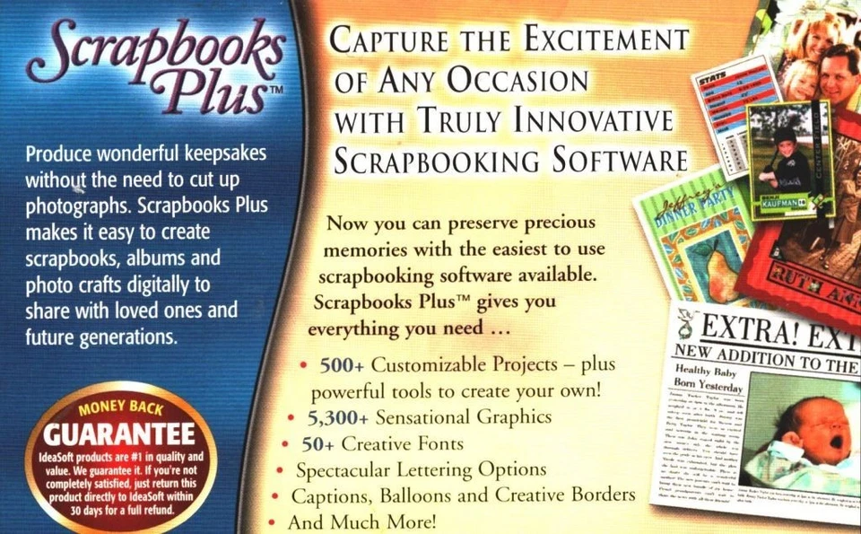 Scrapbooks Plus  Designer Software for WINDOWS  IDEASOFT - Image 3 of 4