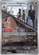 Team Rocket's Dugtrio - 239/217 - Pokemon Ascended Heroes Illustration Rare NM