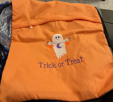 Thirty One Cinch Sac - TANGERINE w/embrodery - NEW