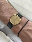 Vintage Seiko Quartz Dolce 14k Gold Case 5930-5280 From Feb 82 - Running
