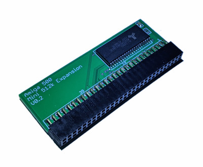 Amiga 500 RAM 512Kb 0,5MB Mini Trapdoor Speichererweiterungskarte für Amiga 5...