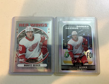 Moritz Seider RC Rainbow/Marquee Rookies 2 Card Lot 2021-22 OPC Platinum