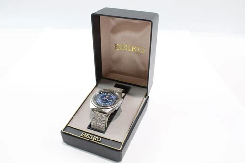 Vintage Seiko 5 Perpetual Calendar Watch Ref 7019-6070 Boxed Automatic WORKING