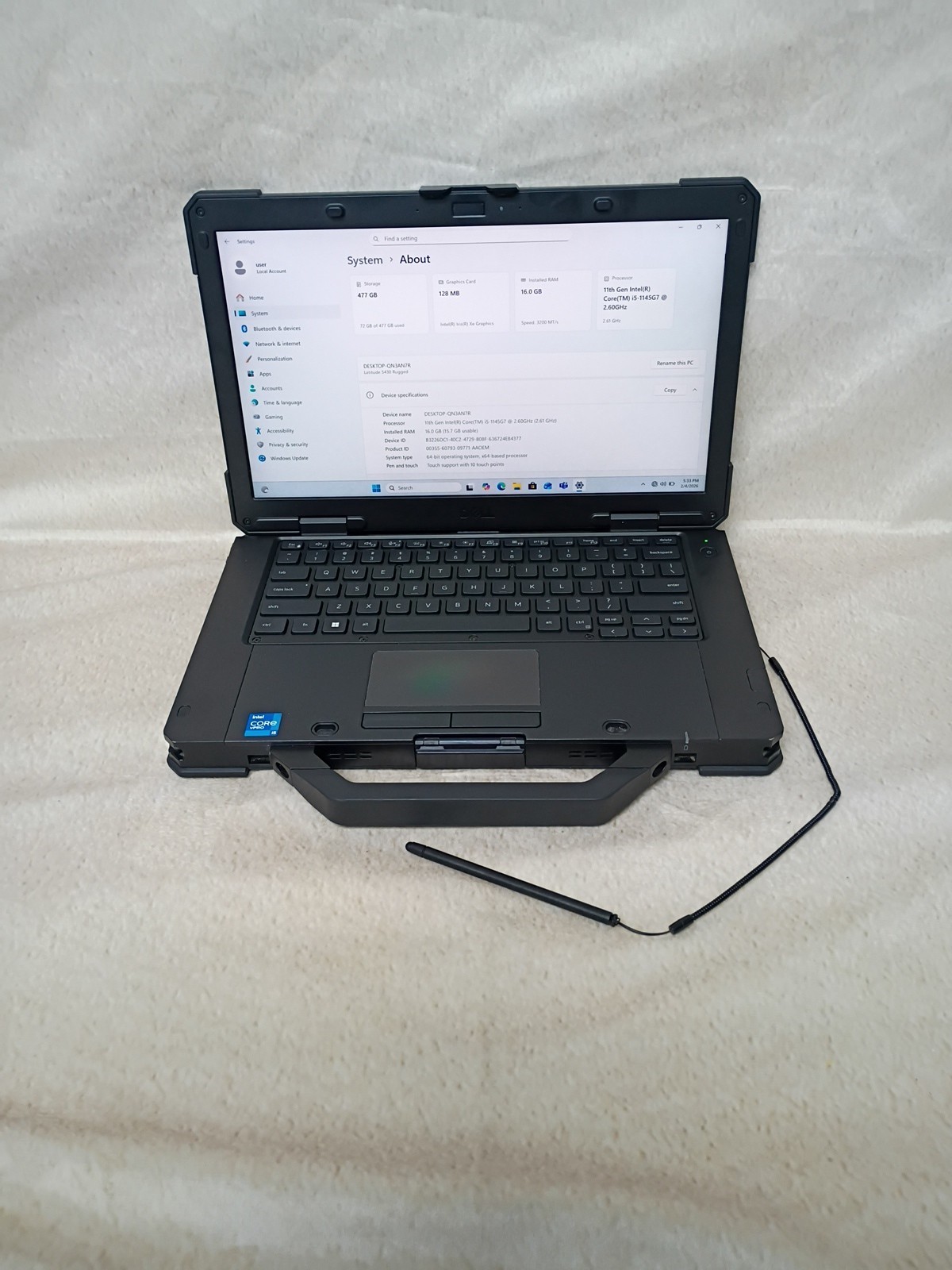 Dell Latitude 5430 Rugged Laptop