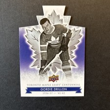 2017 Upper Deck Toronto Maple Leafs Centennial Die Cut GORDIE DRILLON