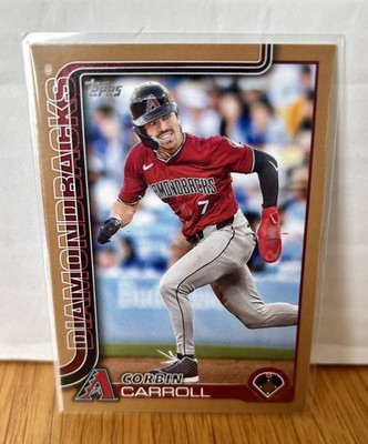 2025 Topps Series 1 Corbin Carroll Gold 483/2025 #78 Diamondbacks
