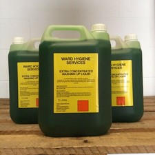 4 x 5L Washing Up Liquid 30% Extra Concentrated Bulk Fill Joblot Job Lot Strong