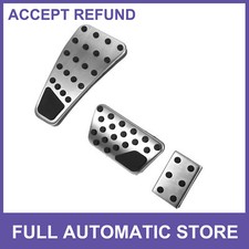 Brake Pedal Pad Gas Accelerator Pedal Cover Three Custom For Dodge For Ram 2011