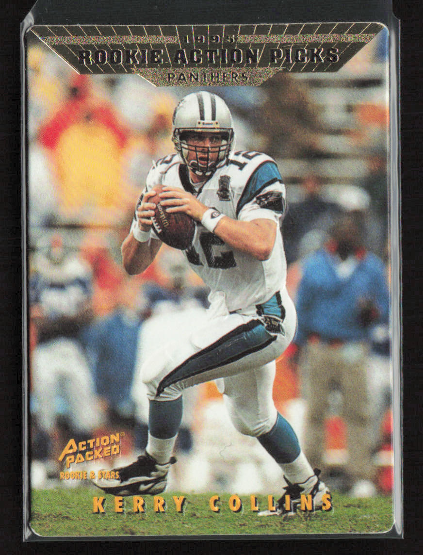 1995 Action Packed Rookies & Stars #98 Kerry Collins Carolina Panthers Rookie
