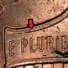 2018-P Philadelphia Lincoln Shield Penny/Cent Die Chip Error/Variety Circ.