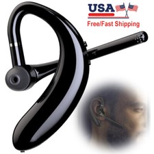 Bluetooth Headset Earpiece with Mic Trucker Driver Headphone for Computer Tablet
