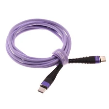 For iPhone 15/Pro/Max/Plus - Type-C to USB-C Purple 6ft PD Cable Long Charger