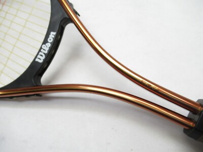 Raquette De Tennis Wilson Ace Vintage - Taille Moyenne, Grip 4 1/4, Aluminium, état Neuf