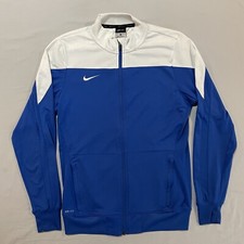 Nike Dri-Fit Soccer Track Full-zip Warm-up Jacket Blue Women s Medium