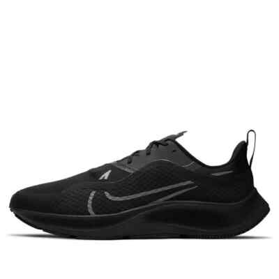 Nike Air Zoom Pegasus 37 Shield Marathon Running Shoes Men US 8 Black CQ7935-001