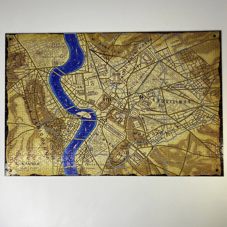 4D Cityscape Time Puzzle City Rome Historical Base Puzzle Picture Guide Complete - Image 3 of 4