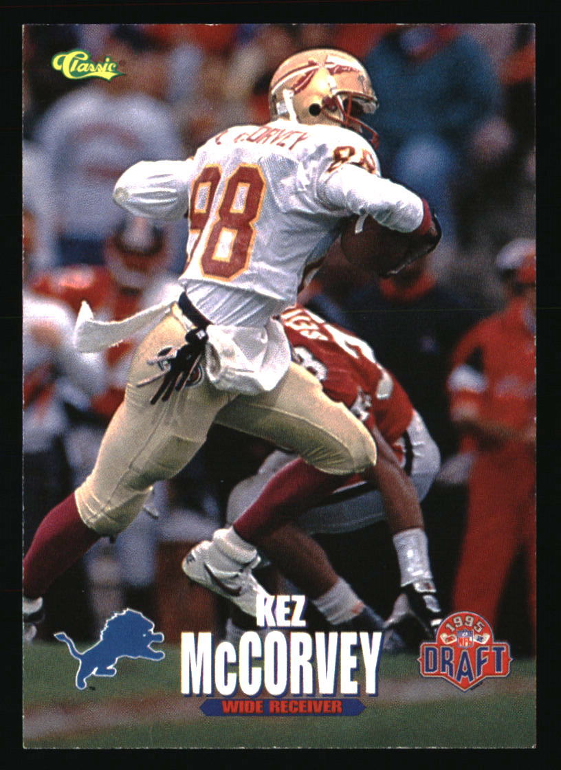 Kez McCorvey 1995 Classic NFL Rookies #73 FOOTBALL Card | eBay