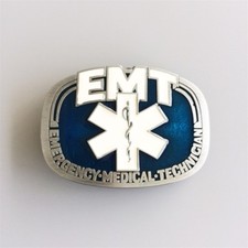 EMT Emergency Medical Enamel Belt Buckle Gurtelschnalle also Stock in US