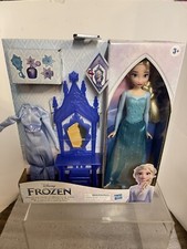 Disneys Frozen Elsa's Castle Vanity  Doll 2 Dresses And Accessories New