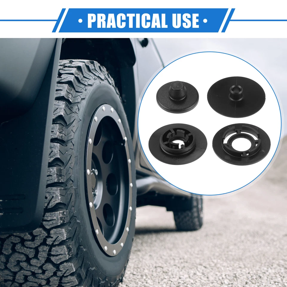 4 Kits Car Holder Retainer Compatible for Volkswagen for Audi Plastic Black Foto 2 de 4