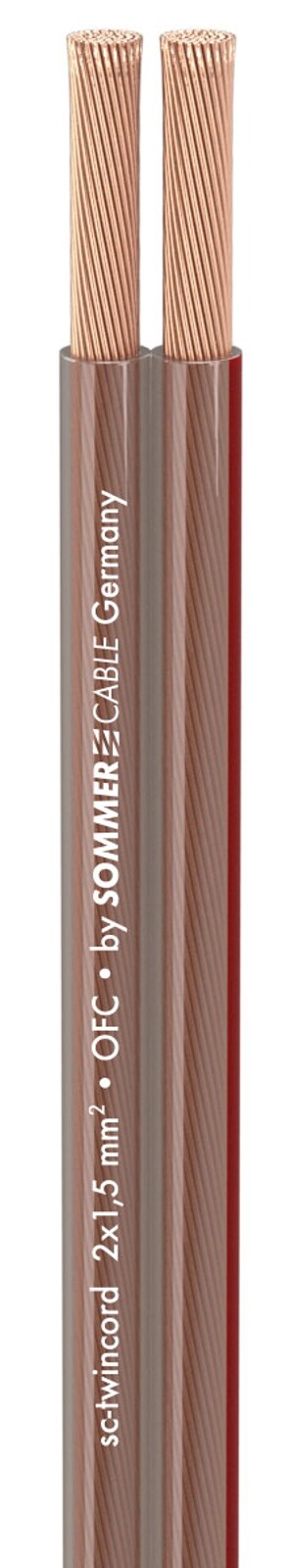 ✅sommercable Twincord 1,50 / Ls-kabel Meterware / Ofc / Hifi/studio /