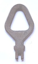 Vintage Key Electrical Switch Triangle Appx 1-1/2" Replacement Locks Steampunk