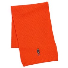PC0616-823 Mens Polo Ralph Lauren Outdoor Bear Wool Blend Scarf