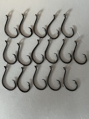 Hayabusa 186711-1/0 Light Circle Black Stainless Steel  Fishing Hooks